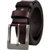 GSG SINCE 1998 Cintura Uomo Pelle Larghezza 38 mm Cinturone Vera Pelle per Jeans, Casual, Formali, Pantaloni con Confezione Regalo M22068
