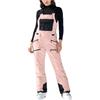 HAOLEI Tuta Da Neve Donna Intera Pantaloni Neri Eleganti Ragazzo E Snowboard per Uomo E Donna Con Patchwork E Stampa Colorata E Calda per Il Lavoro All'aperto Sci Pesca Equitazione Moto E Lo Snowboard