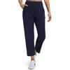 Libin Pantaloni Tuta Golf Donna Sportivi 7/8 Jogger 27 Blu Navy L