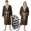 LEBENGOOD Accappatoio da Bagno Donna Uommo Spugna Morbida vestaglia Cotone