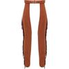 Linjinx Pantaloni da cowboy da uomo, in finta pelle scamosciata, con frange, hippie, costume da cowboy