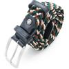 Navigare CINTURA UOMO e DONNA Cintura Uomo Senza Buchi, Modello Intrecciato Elasticizzato - Regolazione Continua E Comfort Quotidiano - Perfetta Per Look Casual.