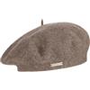 Seeberger Berretto Basco da Donna - Cappello Lana Vergine Invernale Autunno/Inverno Inverno - Taglia Unica Talpa