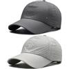 AYPOW 2 Confezioni Cappello da Baseball Uomo Donne，Traspirante Cappellino Visiera Asciugatura Rapida Sport Aperta，Leggero Pieghevol Tennis da Golf Berretto Baseball cappelli da Sole Estivo Regolabile
