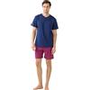Noidinotte; more than pyjamas Noidinotte - Pigiama Uomo Estivo in Cotone Articolo Stripes. - L Blu