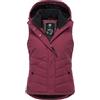 Ragwear Gilet trapuntato da donna con cappuccio rimovibile, taglie XS-6XL