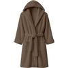 Dorian Home - Accappatoio Uomo e Donna in Spugna con Cappuccio, Tasche, Cintura e Gancio in Cotone 100% di Alta Qualità, Lavabile in Lavatrice (IT, Testo, XXL, Regular, Regular, Corda)