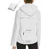 baleaf Giacca Impermeabile Donna Giacca a Vento Donna Leggero con Tasche Giacca da Ciclismo Trekking 4 Stagioni Bianco L