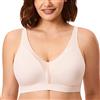 DELIMIRA Donna Reggiseno Senza Ferretto Taglie Forti | Comodo, Morbido, Senza Imbottitura