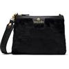 Braccialini Beth Pochette in morbido peluche con tracolla removibile e regolabile.