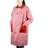 Klottz - Camice scolastico a quadri, unisex rosso S-M