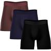 DiULi Boxer Uomo in Bambù Ultra Morbido, Confezione da 3 Colori, 95% Bambù+5% Spandex, Mutande Boxer Bamboo Comodi, Traspiranti, Taglie: XL