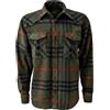 ROCK-IT Apparel I Camicia di Flanella a Maniche Lunghe da Uomo I Camicia a Quadri da Boscaiolo I Camicia a Quadri con Barra di Chiusura [S-5XL] qualità Premium I Grigio/Blu/Bianco a Scacchi 5X-Large