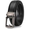 GAEKEAO Cintura Uomo Pelle, Cintura Senza Buchi con Fibbia Automatica, Belt 35mm per Vestiti e Tempo Libero, Regalo per gli Uomini