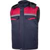 Yukirtiq Uomo Gilet da Lavoro Invernale con Zip Giubbotto Smanicato Alta Visibilità con Cappuccio Adulto Gilet Imbottito Giacca Senza Maniche da Lavoro Abbigliamento Tecnico