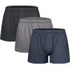 Nottingham Boxer Uomo Cotone Mercerizzato, Art. BX765 F.DO Scuro 3pz M