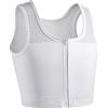 XUJI Binder Traspirante con Cerniera per Compressione - Reggiseno Compressivo per Transgender, FTM, Tomboy e Cosplay (W, L)
