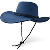 UltraKey Cappello da cowboy, cappello da sole in finta pelle scamosciata, cappello da viaggio, cappello occidentale, protezione solare all'aperto
