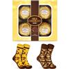 AGRIMONY Calzini Divertenti Cioccolatini Uomo Donna, Regalo Cibo Originale per Papà