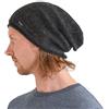 CHARM Cappello Uomo E Donna in 100% Lino, Nero