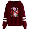 LKY STAR Hazbin Hotel Sweatshirt Angel Dust/Charlie/Lucifer Felpa con Cappuccio Anime Hoodie per Uomo Donna Streetwear