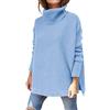 Generico Maglione da Donna Dolcevita, Elegante, a Maniche Lunghe, Invernale Maglioncino Morbido Leggero Pullover Caldo Casual Maglia per Autunno E Inverno