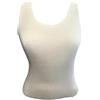 JADEA Canotta Donna Spalla Larga in Cashmere Art. 4709 (IT, Testo, M, Regular, Regular, Latte)