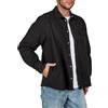 riverso Camicia da uomo a maniche lunghe, vestibilità normale, RIVVincent, in flanella, a quadretti, tinta unita, cotone, nero, beige, bianco, S, M, L, XL, XXL, 3XL, 4XL, 5XL, Nero , 4XL