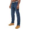 Ze ENZO Ez399 Jeans Firmati Pantaloni in Denim dalla vestibilità Regolare, Grande Re Alto per Uomo Indaco 36W / 34L