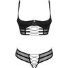 Selente Love & Fun Set di Lingerie Seducente da Donna Composto da Reggiseno, Slip e Esclusiva Benda in Satin, Made in EU