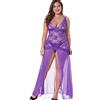 LINGERLOVE Donna Pizzo Lingerie Sexy Biancheria Intima da Notte Lungo Camicia Abito con Perizoma