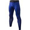 Ruowuhen Leggings Sportivi Uomo Pantaloni a Compressione, Asciugatura Rapida Calzamaglia Base Layer Tights for Gym Jogging Running