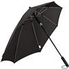 VON LILIENFELD® Ombrello Di Tempesta Aerodinamico Stabile Donna Uomo Alex nero grigio