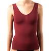 SLIMCELL Gambetti Canottiera Contenitiva Donna Anticellulite - Intimo Modellante Donna Pancia Piatta, Intimo Contenitivo in Microfibra Effetto Massaggiante Shapewear - Made in Italy