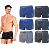 Navigare Offerta Boxer o Slip Uomo Pacco da 6 Elasticizzati Vari Modelli (IT, Testo, XXL, Regular, Regular, 21324Z)