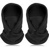 TAGVO Passamontagna Maschera da Sci Cappuccio in Pile Termico Antivento Uso Invernale Multiuso Maschera per Il Viso Unisex Caldo ＆ Coprispalle Traspirante Scaldacollo Pesante