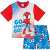 Marvel Spidey & Friends Spiderman - Pigiama a Maniche Corte per Bambini