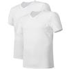 DAVID ARCHY Canottiere e Magliette Intime da Uomo con Occhi sudati con Patta saldata Camicia con Scollo a V in bambù Business Slim Fit Morbida Confezione da 2