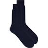Infinity 12 Paia Calze Corte Uomo in 100% Cotone Filo di Scozia Pregiato Scatolate Made in Italy (42-44, Blu 12 Paia)