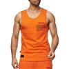 Red Bridge, M1835, Canotta da uomo con logo NASA USA, senza maniche, in cotone, Colore: arancione., S