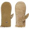 UGG Uggfluff Scalloped Mitten Guanti per Il Freddo, Castagna, Small-Medium Donna