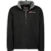 Geographical Norway Tamazonie Men - Uomo Warm Medio Spessore Fleece Zip - Uomo Autunno Inverno Primavera Giacca Calda - Maglia A Maniche Lunghe Soft Comfort Outdoor (Nero S)