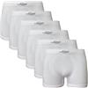 Liabel Slip/Boxer da Uomo Seamless Confezione da 6Pz - Mutande da Uomo in Microfibra Senza Cuciture Made in Italy (LXL, Boxer Bianco)