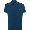 Siry Work Polo Uomo Mezza Manica Il Granchio MOD. GR05 100% Cotone Piquet con Spacchetti Laterali (M, COBALTO-202)