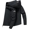 Generico Giacca Invernale Uomo Leggero, Giubbino Antivento e Impermeabile con Cappuccio - Elegante Caldo Cappotto con Cerniera e Fodera per Outdoor