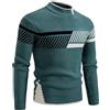 Generic Maglione Uomo 2024 Giaccone Elegante in Lana Morbida con Girocollo Moda Autunno Inverno Casual Elegante