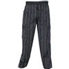 Gheri Pantaloni comodi in cotone leggero, con elastico in vita e tasconi, stile casual, estivi Striped Brown Medium