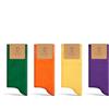 Rafray Calzini arcobaleno colorato bambù calzini scatola regalo - 4 paia - Dimensione 40-44, Verde, Giallo, Arancione, Viola, 40-44