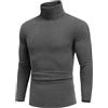 COOFANDY Maglietta a collo alto da uomo, confezione da 1 o 3 pezzi | Maglia termica elasticizzata, leggera e a collo alto