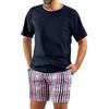 sesto senso Pigiama Uomo Corto Cotone Biancheria da Notte Pigiami Due Lingerie Maniche Corte Pantaloni Corti